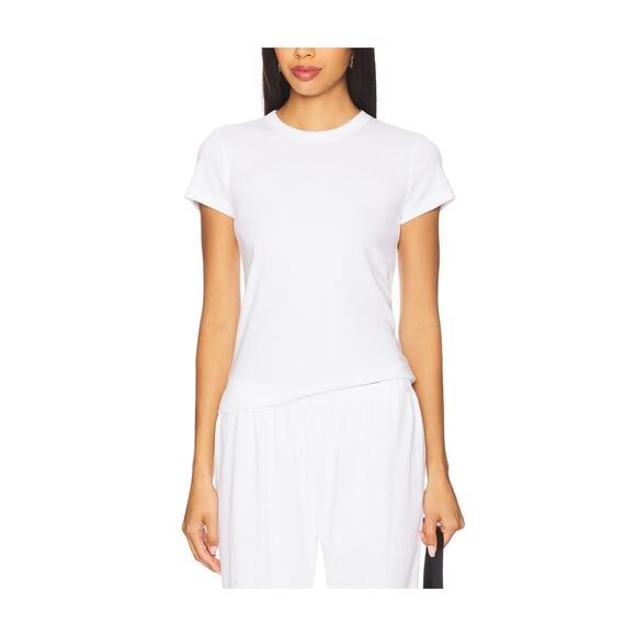 Leset 'Nando' White Cotton Slim Fit Tee Size M - Picture 1 of 4
